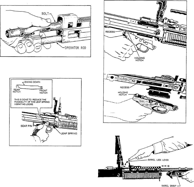 Figure 13-23.--Removing the trigger housing group.